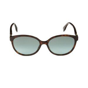 NWT Fendi Women's Cat Eye Sunglasses 57mm Tortoise